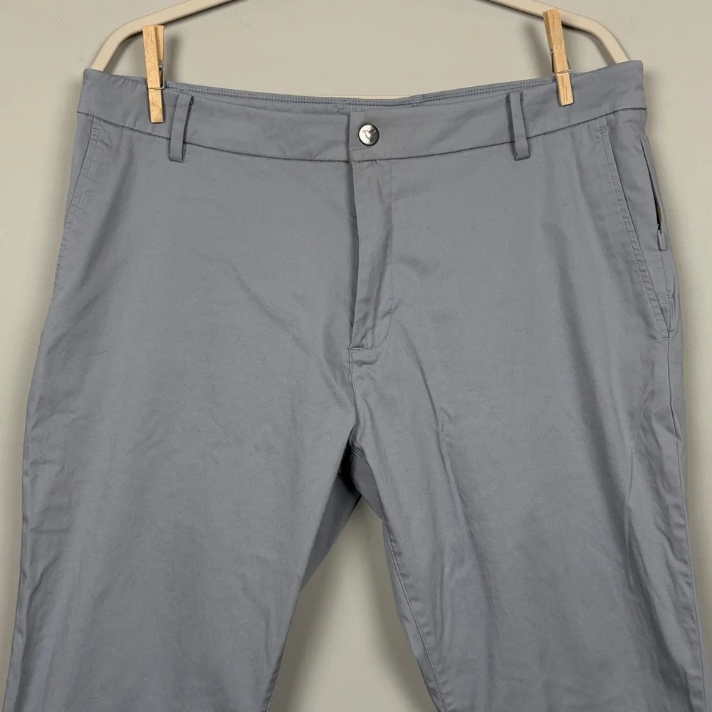 Birddogs Stretch Khakis‎ Slim Fit With Liner Gray Mist SZ 36x32